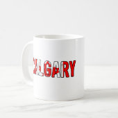 Mug J'aime Calgary (Devant gauche)