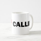 Mug J'aime Callie (Devant droit)