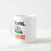 Mug J'aime camper dans le confort (Devant gauche)