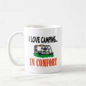Mug J'aime camper dans le confort (Gauche)