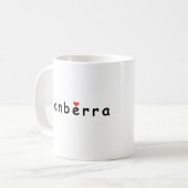 Mug J'aime Canberra (Devant gauche)