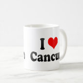 Mug J'aime Cancun, Mexique (Devant droit)