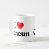 Mug J'aime Cancun, Mexique (Devant gauche)
