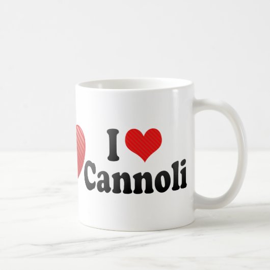 Mug J'aime Cannoli (Droite)