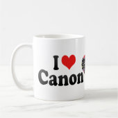 Mug J'aime Canon (Gauche)