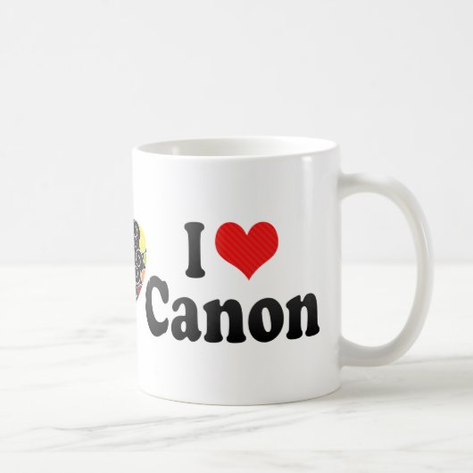 Mug J'aime Canon (Droite)