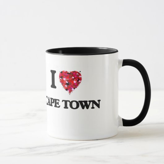 Mug J'aime Cape Town Afrique du Sud (Droite)
