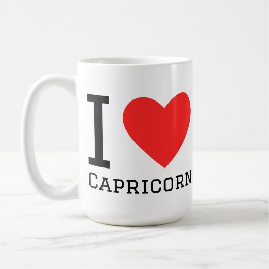 Mug J'aime Capricorne (Gauche)