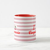 Mug J'aime Carpinteria, la Californie (Centre)