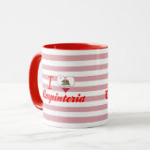Mug J'aime Carpinteria, la Californie (Devant gauche)