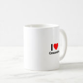 Mug j'aime cassandra (Devant droit)