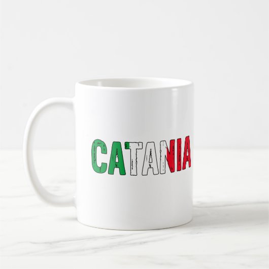 Mug J'aime Catane Italie (Gauche)