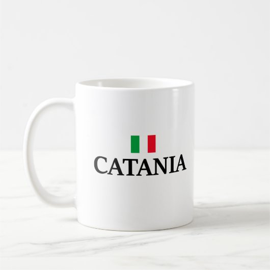 Mug J'aime Catane Italie (Gauche)