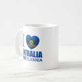 Mug J'aime Centralia, PA (Devant gauche)