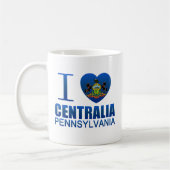 Mug J'aime Centralia, PA (Gauche)