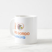 Mug J'aime Cerro Gordo, IL (Devant gauche)