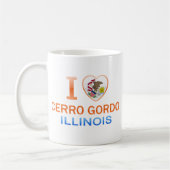 Mug J'aime Cerro Gordo, IL (Gauche)