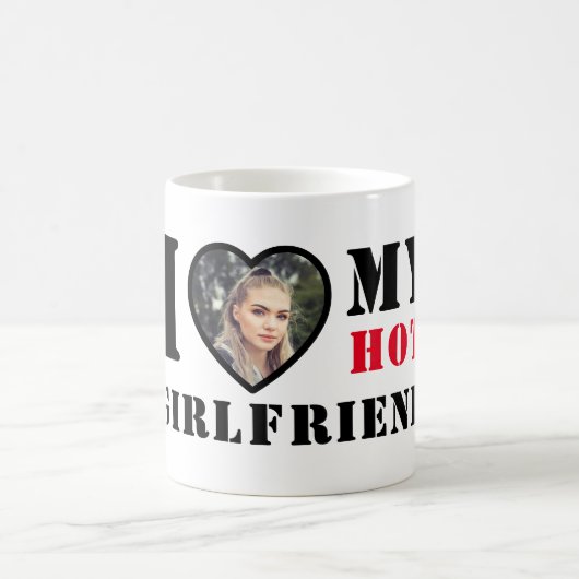 Mug J'Aime Chaud Ma Petite Amie (Centre)