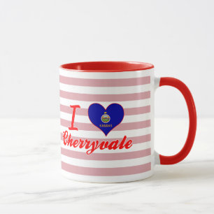 Mug J'aime Cherryvale, le Kansas