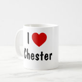 Mug J'aime Chester (Devant gauche)