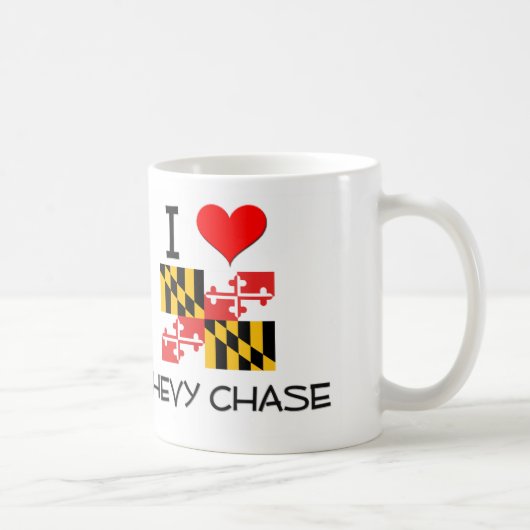 Mug J'aime Chevy Chase le Maryland (Droite)