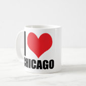 Mug J'aime Chicago (Devant gauche)