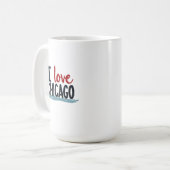 Mug J'aime Chicago (Devant gauche)