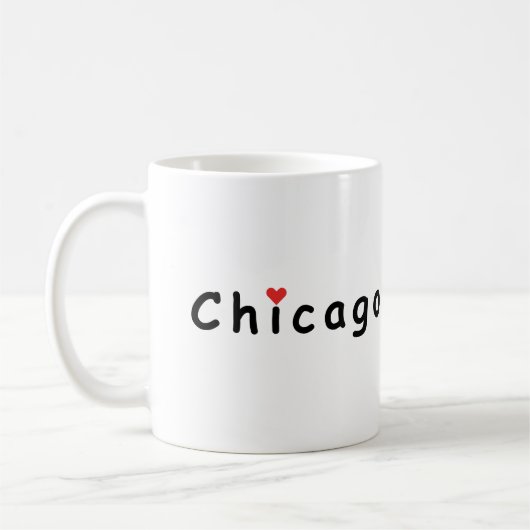 Mug J'aime Chicago (Gauche)