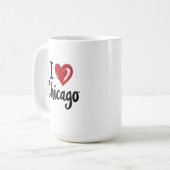 Mug J'aime Chicago (Devant gauche)