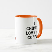 Mug J'Aime Chimply Ma Mug-Cute Monkey Cup (Devant droit)