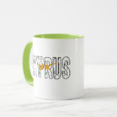 Mug J'aime Chypre (Devant gauche)