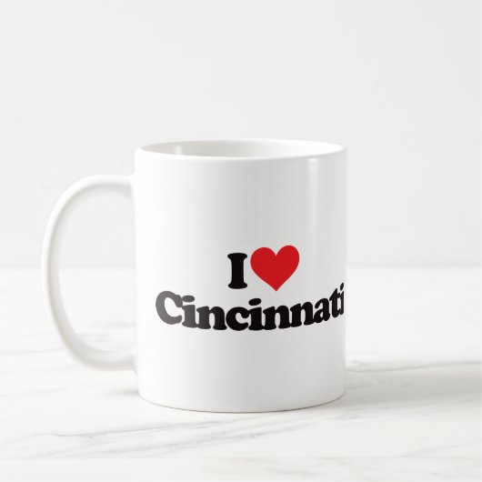 Mug J'aime Cincinnati (Gauche)