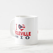 Mug J'aime Circleville, Ohio (Devant gauche)
