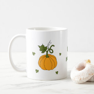 Mug J'aime citrouille Minimaliste Cute Coffee M Café M