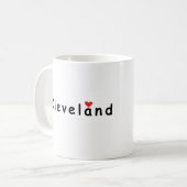 Mug J'aime Cleveland (Devant gauche)
