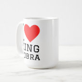 Mug J'aime cobra royal (Devant gauche)