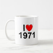 Mug J'aime (coeur) 1971 (Gauche)