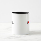 Mug J'aime coeur Excel Funny Spreadsheet Lover (Centre)