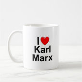 Mug J'aime (coeur) Karl Marx (Gauche)