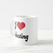 Mug J'aime (coeur) la discussion (Devant gauche)