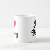 Mug J'aime (coeur) la discussion (Centre)