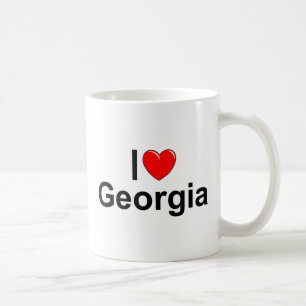 Mug J'aime (coeur) la Géorgie