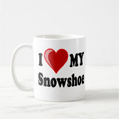 Mug J'aime (coeur) mon chat de raquette (Gauche)