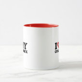 Mug J'aime (Cœur) Mon Cornish Rex (Centre)