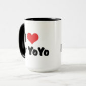 Mug J'Aime Coeur Mon YoYo (Devant gauche)