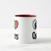 Mug J'aime (Cœur) Oscars (Centre)
