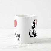 Mug J'aime (coeur) Wakesurfing (Centre)