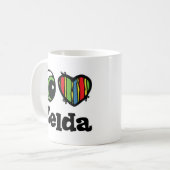 Mug J'aime (Cœur) Zelda (Devant gauche)