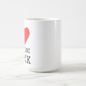 Mug J'aime coller punk carré mélodique (Centre)