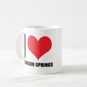 Mug J'aime Colorado Springs (Devant gauche)